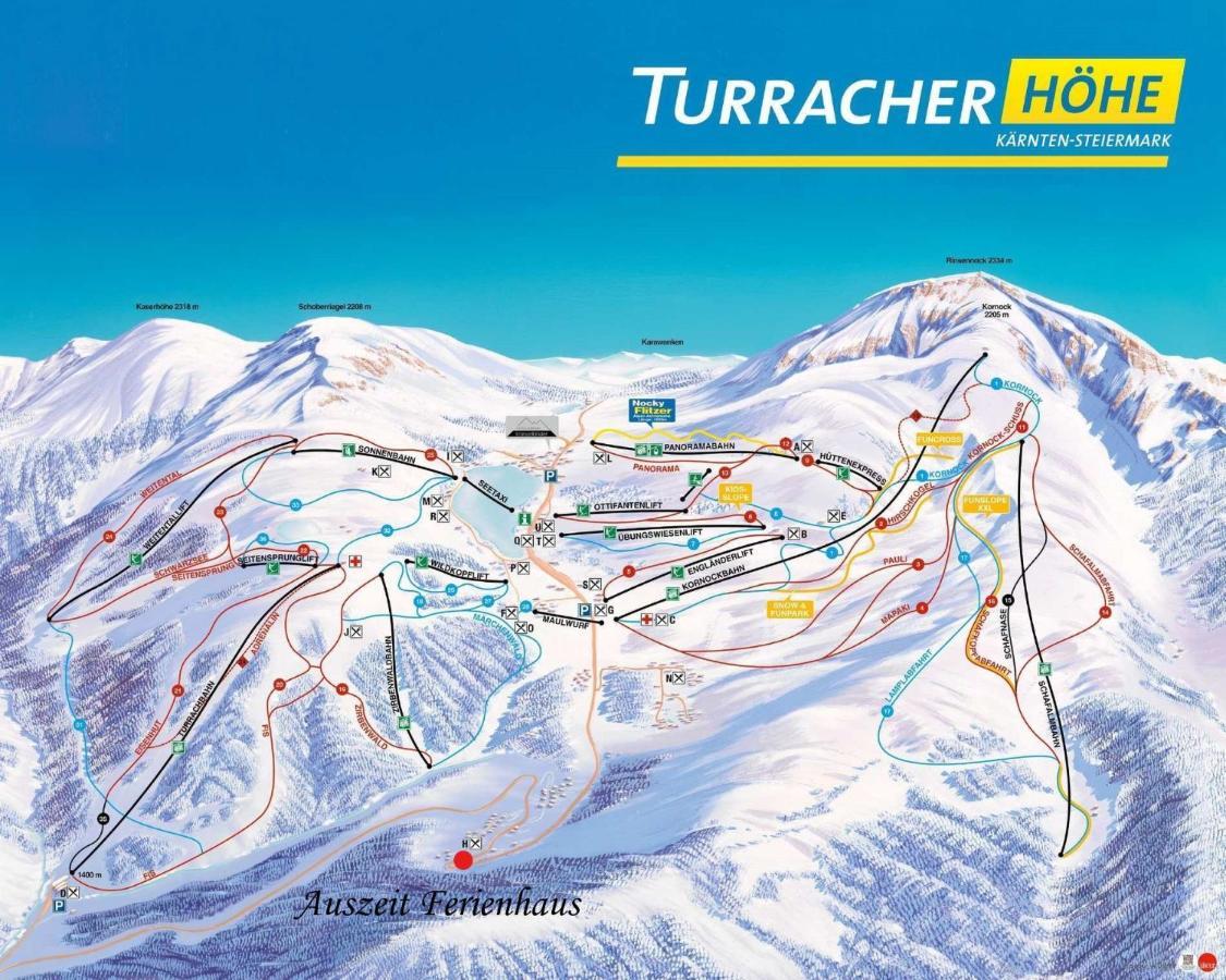 Auszeit Ferienhaus für 6 Personen ,mit großer Terrasse und Panoramablick, Turracher Höhe -A1 Haus 436 a links- Exterior foto